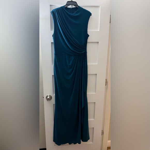 Betsy & Adam Teal Dress - Picture 5 of 9